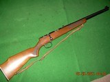 Marlin 783 caliber 22 magnum, tube feed bolt action, original condition, Marlin leather sling too. - 1 of 8