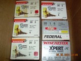20 ga 3" magnum and 2 3/4" steel factory #3 #4 #5 #6 #7 6 boxes of full factory 5 Win and 1 Fed- 150 rds total - 1 of 3
