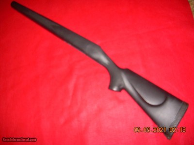 Remington 700 BDL Magnum short action factory synthetic stock with the sticky gel pad- used as is