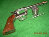 H & R model 950 nickel Forty Niner Miner 9 shot da/sa western 5 1/2" walnut grips- nice!