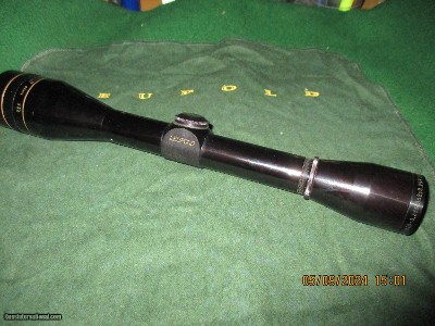 Leupold MX8 7.5x with adj obj and gloss black finish- no ring marks