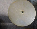 75 mm artillary round complete with outer tin protective/ shipping case dated 1918 (empty and fuze dissassembled) - 3 of 7