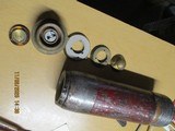 75 mm artillary round complete with outer tin protective/ shipping case dated 1918 (empty and fuze dissassembled) - 5 of 7