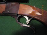 Ruger #1 in the rare 218 B chambering with Leupold vari X dot reticule - 3 of 12