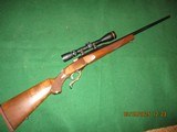 Ruger #1 in the rare 218 B chambering with Leupold vari X dot reticule - 5 of 12