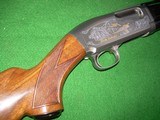 Winchester/Browning M-12 in 28ga Ducks Unlimited from the 80's? engraved and gold wash - 2 of 12