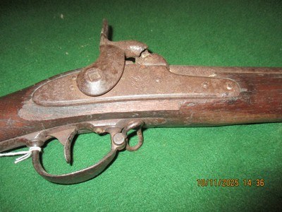 Harpers Ferry Muskatoon 1851 vertical lock date 69 smoothbore 28