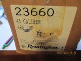 Remington 45 auto 185gr jacketed HP factory bulk bullets about 30# or about 1100 bullets - 1 of 4