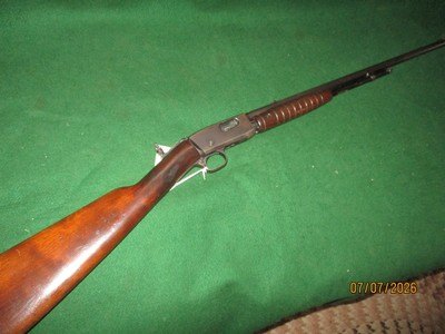 Remington m-12 early one with threaded barrel for Maxim silencer? - Image 1 of 9