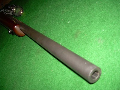 Siamese Mauser custom 3 shot magazine 45-70 rifle - Image 7 of 8