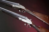 E.J. Churchill Sidelock Ejector (matched pair) Toplever Double Barrel 12 bore 2 1/2" game guns - 6 of 15