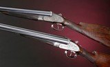 E.J. Churchill Sidelock Ejector (matched pair) Toplever Double Barrel 12 bore 2 1/2" game guns - 5 of 15