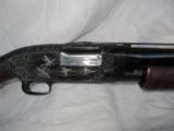 Winchester model 12 engraved 12 guage Trap shotgun - 1 of 5