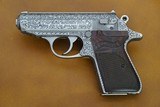 Hand Engraved Walther PPK/S in .380ACP - 1 of 11