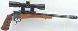 E. Arthur Brown Co. (EABCO)
Model BF, 6.5mm Bench Rest Magnum (BRM) Pistol, Bushnell Trophy XLT 2-6x Scope, Includes Reloading Dies & Ammo