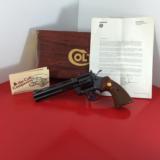 Colt Python Blue 6in Excellent Condition 1979 Year Factory Original Box, Papers. BEAUTIFUL!! - 1 of 15