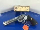 Colt Python Stainless EARLY MODEL...ORIGINAL BOX/PAPERS...MINT!!! POSSIBLY UNFIRED!! - 3 of 15