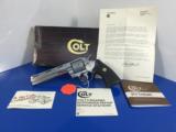 Colt Python Stainless EARLY MODEL...ORIGINAL BOX/PAPERS...MINT!!! POSSIBLY UNFIRED!! - 1 of 15