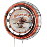 Winchester Rifles 308 18" Red Double Neon Clock - 1 of 1