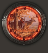 Remington 17" Neon Clock Free Shipping - 1 of 1
