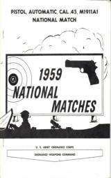 COLT 1911A1 NATIONAL MATCH 1959 - 13 of 13
