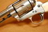 COLT SINGLE ACTION 1ST GEN NICKEL 7-1/2 45LC CAL.CIRCA 1882 - 5 of 13