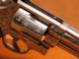 Smith and Wesson S&W Model 629, 6-inch, .44 Magnum RARE Class "A" Factory Engraved, with box & papers - 5 of 11