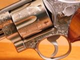 Smith and Wesson S&W Model 629, 6-inch, .44 Magnum RARE Class "A" Factory Engraved, with box & papers - 2 of 11