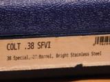 Colt SFVI Bright Stainless 38 Spl 2-inch Bbl SF-VI - 12 of 13