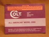 Colt Model 2000 All-American w/ Box (9 mm/9mm) - 17 of 17