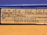 Smith and Wesson S&W Model 19-4 w/ BOX, 2.5-inch - 18 of 19