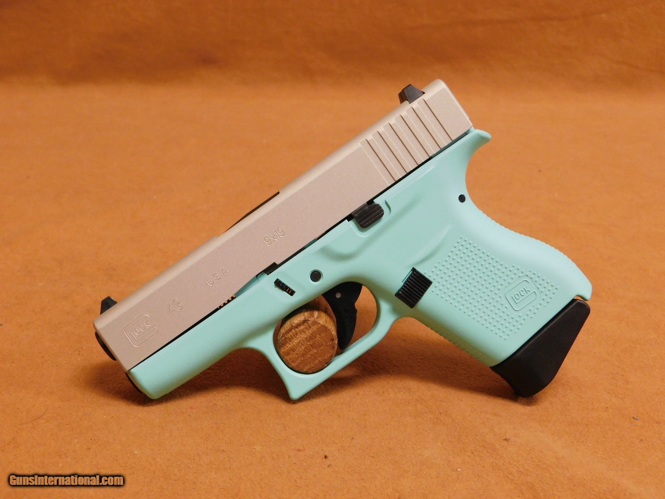 Glock 43 Tiffany Robins Egg Blue Cerakote G43