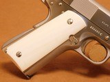 Colt 1911 (Nickel, Ivory Grips, mfg 1970, 45 Auto) - 8 of 12