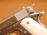 Colt 1911 (Nickel, Ivory Grips, mfg 1970, 45 Auto) - 4 of 12