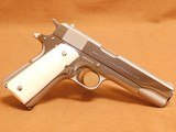 Colt 1911 (Nickel, Ivory Grips, mfg 1970, 45 Auto) - 7 of 12