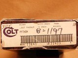 Colt Python (UNFIRED, Engraved, Nickel, 4-inch) - 13 of 13