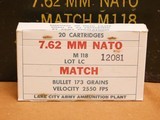 Lake City MATCH M118 .308 Win (400 Rounds) - 2 of 4