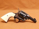 Colt SAA Sheriff's Model (.44 Spl w/ Ivory Grips) w/ Factory Box, Extra .44-40 Cylinder, Wood Grips - 5 of 15