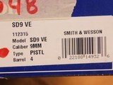 LNIB Smith & Wesson Model SD9 VE Sigma 9mm - 11 of 11