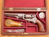 Colt 1849 Pocket (Gustav Young Engraved, 5-inch, w/ Case, Extras) - 1 of 25