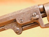 Colt 1849 Pocket (Gustav Young Engraved, 5-inch, w/ Case, Extras) - 6 of 25