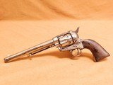 Colt SAA Single Action Army 1st Gen NICKEL w/ Early Black Powder Frame Peacemaker - 2 of 19