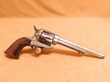 Colt SAA Single Action Army 1st Gen NICKEL w/ Early Black Powder Frame Peacemaker - 9 of 19