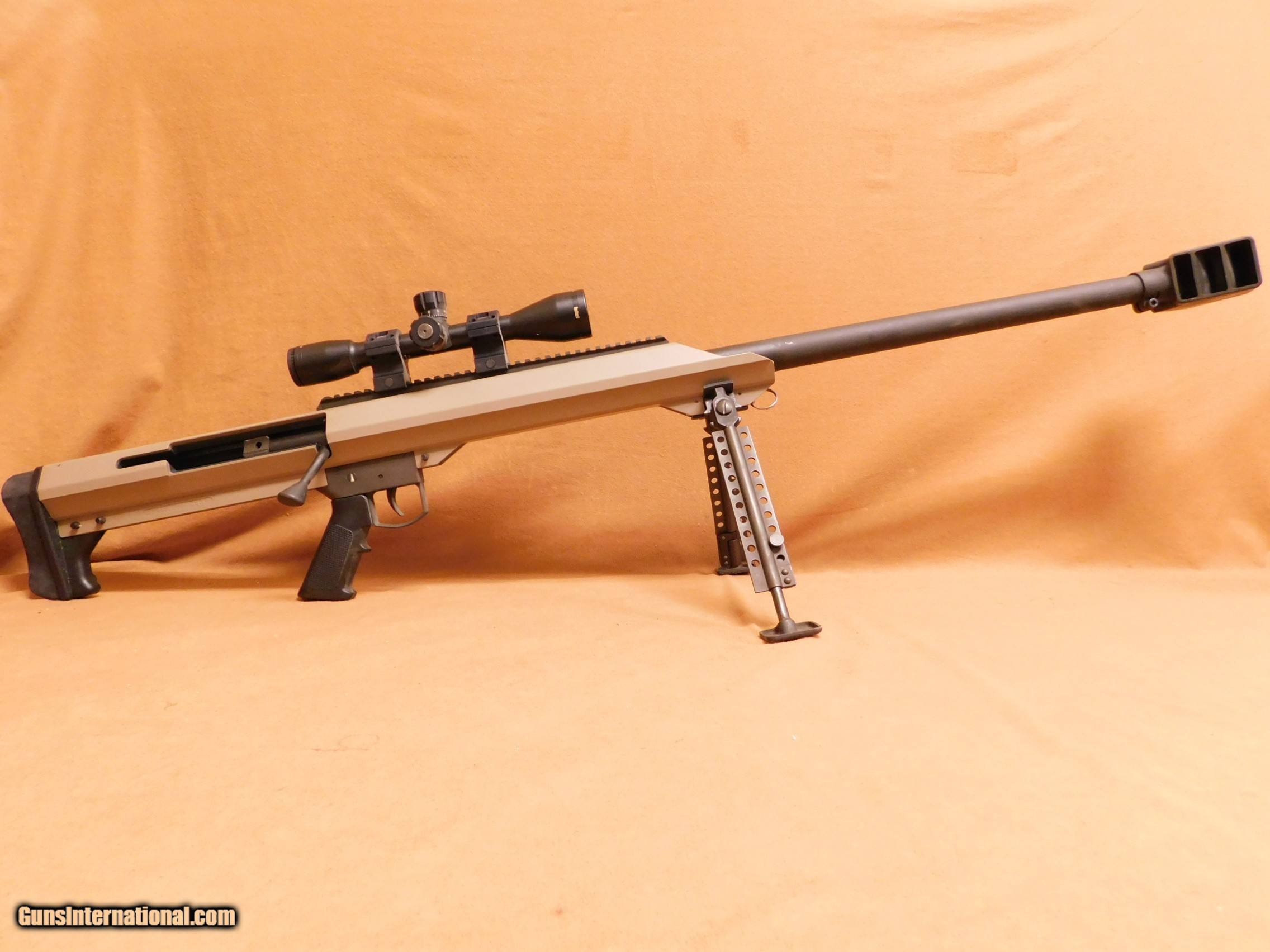 Barrett Model 99 M99A1-K1 (FDE/Brown, 32-inch, w/ Scope, Case, Bipod ...