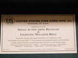LNIB USFA Rodeo II (.38 Spl./.38 Colt, 4-3/4" Barrel, Hard Rubber Grips) - 16 of 16