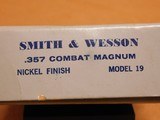 Smith and Wesson Model 19-3 (.357 Combat Magnum, Nickel) - 13 of 15