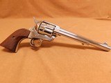 Colt SAA Single Action Army Early 3rd Gen (NICKEL 7-1/2-inch, .45 LC, 1978) - 2 of 10