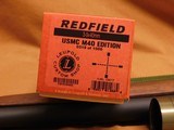 Remington Model 40 SSA (Chuck Mawhinney Rifle w/ Redfield USMC Scope) - 12 of 14