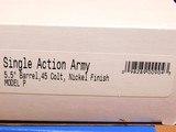 UNTURNED Colt Single Action Army SAA (3rd Gen, Nickel, 5-1/2-inch, 2011) - 21 of 21