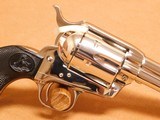 UNTURNED Colt Single Action Army SAA (3rd Gen, Nickel, 5-1/2-inch, 2011) - 12 of 21